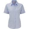 Camisa oxford manga corta mujer