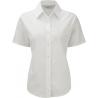 Camisa oxford manga corta mujer