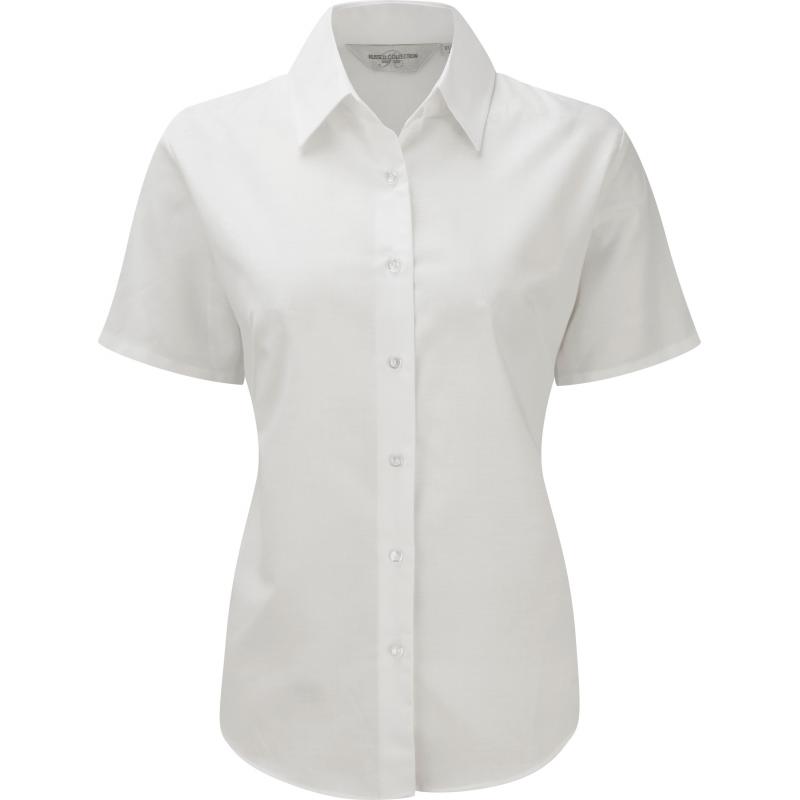 Camisa oxford manga mujer