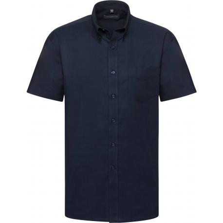 Camisa oxford manga corta hombre