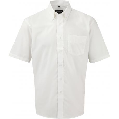 Camisa oxford manga corta hombre