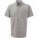 Camisa oxford manga corta hombre Ref.TTRU933M-PLATA