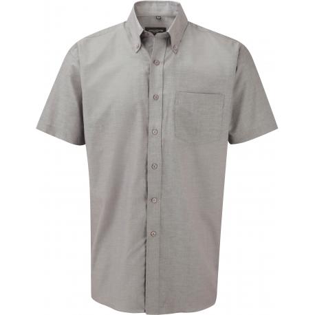 Camisa oxford manga corta hombre