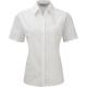 Camisa popelina de polialgodón manga corta mujer Ref.TTRU935F-BLANCO