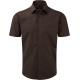 Camisa ajustada manga corta hombre Ref.TTRU947M-CHOCOLATE