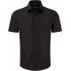 Camisa ajustada manga corta hombre Ref.TTRU947M-NEGRO