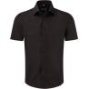 Camisa ajustada manga corta hombre