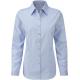 Camisa espiga manga larga mujer Ref.TTRU962F-AZUL CLARO