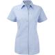 Camisa espiga manga corta mujer Ref.TTRU963F-AZUL CLARO