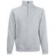 Sudadera 1/4 cremallera premium (62-032-0) Ref.TTSC165-CUERO GRIS