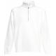 Sudadera cremallera en cuello premium (62-032-0) Ref.TTSC165-BLANCO