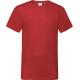 Camiseta valueweight de hombre con cuello de pico Ref.TTSC22V-RED