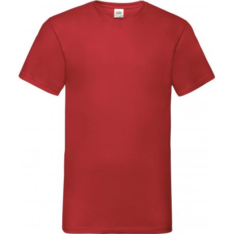 Camiseta valueweight de hombre con cuello de pico