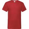 Camiseta valueweight de hombre con cuello de pico