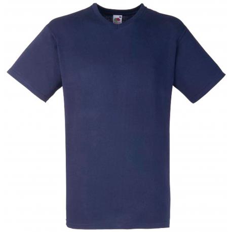 Camiseta valueweight de hombre con cuello de pico