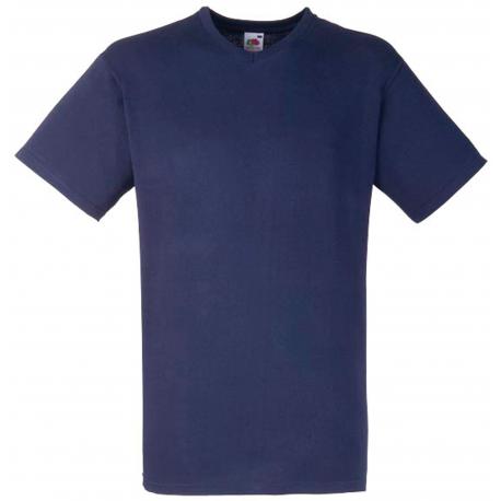 Camiseta valueweight de hombre con cuello de pico