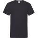 Camiseta valueweight de hombre con cuello de pico Ref.TTSC22V-NEGRO