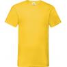 Camiseta valueweight de hombre con cuello de pico