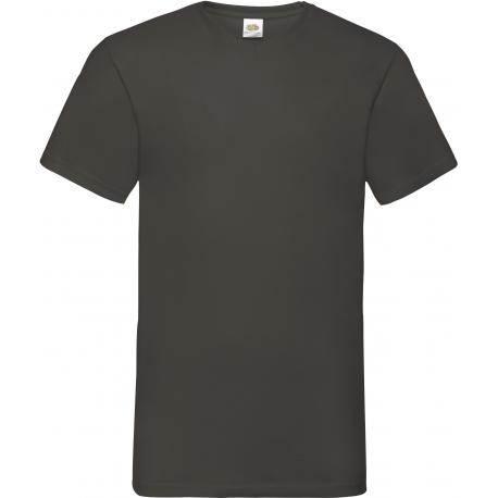 Camiseta valueweight de hombre con cuello de pico