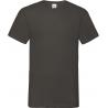 Camiseta valueweight de hombre con cuello de pico