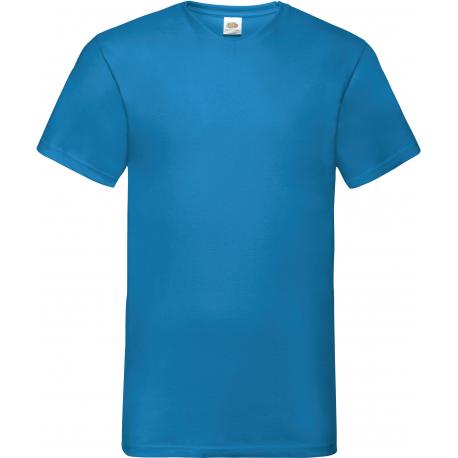 Camiseta valueweight de hombre con cuello de pico