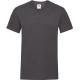 Camiseta valueweight de hombre con cuello de pico Ref.TTSC22V-GRIS DE BREZO OSCURO