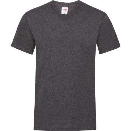 Camiseta valueweight de hombre con cuello de pico