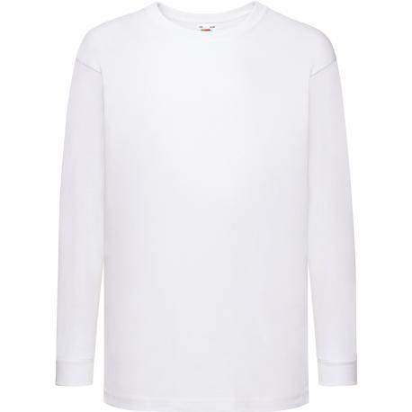 Camiseta valueweight manga larga niños (61-007-0)