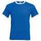 Camiseta ringer valueweight Ref.TTSC61168-AZUL REAL/BLANCO