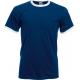 Camiseta ringer valueweight Ref.TTSC61168-MARINA/BLANCO