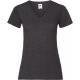Camiseta valueweight cuello de pico mujer (61-398-0) Ref.TTSC61398-GRIS DE BREZO OSCURO