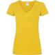 Camiseta valueweight cuello de pico mujer (61-398-0) Ref.TTSC61398-GIRASOL