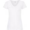 Camiseta valueweight cuello de pico mujer (61-398-0)