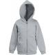 Sudadera classic cremallera y capucha niños (62-045-0) Ref.TTSC62045-CUERO GRIS