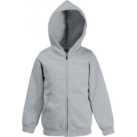 Sudadera classic cremallera y capucha niños (62-045-0)