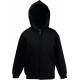 Sudadera classic cremallera y capucha niños (62-045-0) Ref.TTSC62045-NEGRO