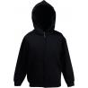 Sudadera classic cremallera y capucha niños (62-045-0)