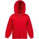 Sudadera classic cremallera y capucha niños (62-045-0) Ref.TTSC62045-RED