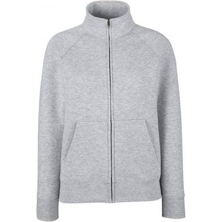 Chaqueta de felpa premium con cremallera mujer (62-116-0)
