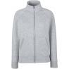 Chaqueta de felpa classic con cremallera mujer (62-116-0)