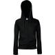 Sudadera premium cremallera y capucha mujer (62-118-0) Ref.TTSC62118-NEGRO