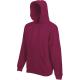 Sudadera premium capucha Ref.TTSC62152-BURGUNDY