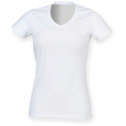 Camiseta Feel Good cuello de pico para mujer