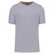 Camiseta cuello redondo ecorresponsable Ref.TTWK302-GRAY DE OXFORD