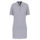 Polo largo manga corta mujer Ref.TTWK209-OXFORD GRAY/NAVY