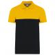 Polo bicolor ecorresponsable manga corta - unisex Ref.TTWK210-AMARILLO NEGRO