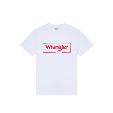 Camiseta algodón 100% orgánico con logo Wrangler