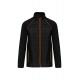Chaqueta day to day bimaterial - unisex Ref.TTWK6147-NEGRO/NARANJA