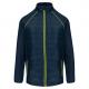 Chaqueta day to day bimaterial - unisex Ref.TTWK6147-MARINA/AMARILLO FLUORESCENTE