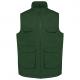 : chaleco polialgodón multibolsillos acolchado - unisex Ref.TTWK607-BOSQUE VERDE